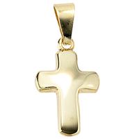 sigo Anhänger Kreuz 333 Gold Gelbgold Kreuzanhänger Goldkreuz