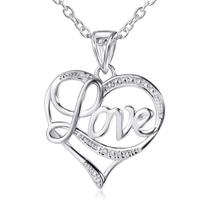 Schmuck-Elfe Herzkette »Heart LOVE romantic« (inkl. Schmuckbox), 925 Silber