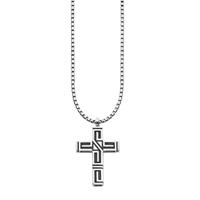 CAÏ Anhänger mit Kette »925/- Sterling Silber rhodiniert Kreuz«