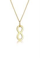 Elli Collierkettchen »Infinity Unendlichkeit Symbol 585 Gelbgold«