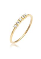 Elli Fingerring »Microsetting Topas Edelstein Valentin 375 Gelbgold«