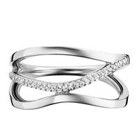 CAÏ Ring »925/- Sterling Silber rhodinert Topas«