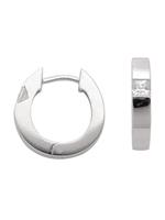 Adelia´s Paar Creolen »Silber 925 Sterling Silver Ohrringe - Creolen«, 925 Sterling Silber mit Zirkonia Ø 1.52 cm