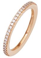 Jobo Diamantring, 585 Roségold mit 26 Diamanten