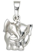 Jobo Kettenanhänger »Elefant«, 925 Silber