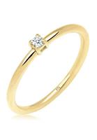 Elli Ring »Verlobungsring Diamant 0.03 ct. 375 Gelbgold«