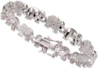 Firetti Armband »Elefanten«, mit Zirkonia