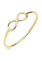 Elli Ring »Infinity Symbol Unendlichkeit 375 Gelbgold«