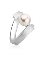 Nenalina Perlenring »Perle von Swarovski Kristalle 925 Silber«