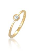 Diamore Diamantring »Verlobung Solitär Diamant 0.06 ct. 585 Gelbgold«