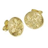 OSTSEE-SCHMUCK Paar Ohrstecker »Hiddensee 13 mm rund Gold 333/000,« (2-tlg)