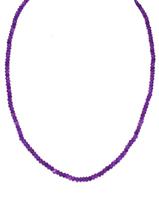 Firetti Collier »Runde Steine, 4 mm breit, facettiert«, mit Amethysten, Made in Germany