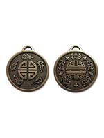 Adelia´s Amulett »Alte Symbole Talisman«, Fünf Segen - Für Glück, Gesundheit, Frieden, Güte …