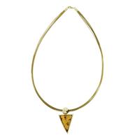 OSTSEE-SCHMUCK Kette mit Anhänger »Gleiter-Classic 39x22 mm Gold 333/000 Bernstein« (2-tlg)