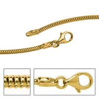 sigo Schlangenkette aus 333 Gelbgold 1,9 mm 42 cm Gold Kette Halskette Goldkette