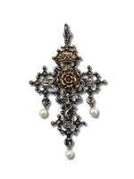 Adelia´s Amulett »Die verlorenen Schätze von Albion Amulett«, Rosenkreuz von Hampton Court - Vertrauen und Hingabe