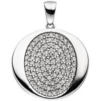 SIGO Anhänger 925 Sterling Silber 93 Zirkonia Silberanhänger