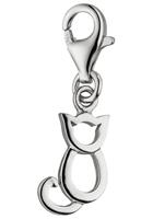 Jobo Charm-Einhänger »Katze«, 925 Silber