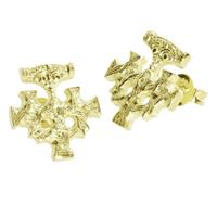 OSTSEE-SCHMUCK Paar Ohrstecker »Hiddensee 15 mm Gold 333/000,« (2-tlg)