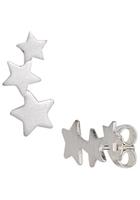 Jobo Paar Ohrstecker »Sterne«, 925 Silber