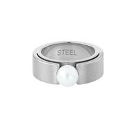 Heideman Perlenring »Ring 420 Strichmatt« (1-tlg), Perlenring mit echter Süßwasserperle