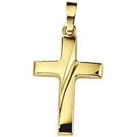 Jobo Anhänger Kreuz 333 Gold Gelbgold Kreuzanhänger Goldkreuz