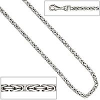 sigo Königskette 925 Sterling Silber 3,1 mm 45 cm Halskette Kette Silberkette