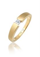 Diamore Diamantring »Verlobungsring Diamant (0.10 ct) 585 Gelbgold«