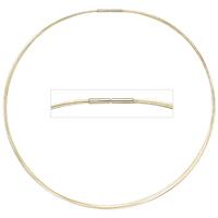 sigo Halsreif 5-reihig 585 Gold Gelbgold 45 cm Goldkette Goldreif