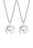 Elli Ketten-Set »Mutter Kind Elefant Verbundenheit 925 Silber«