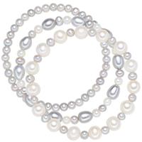 Valero Pearls Perlenarmband »Set: X432« (3-tlg), aus Süßwasser-Zuchtperlen
