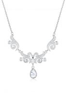 Elli Statementkette »Collier Statementkette Zirkonia 925 Silber«