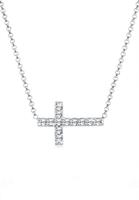 Elli Collierkettchen »Kreuz Symbol SwarovskiKristalle 925 Silber«