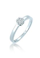 Diamore Diamantring »Verlobung Diamant 0.15 ct. Luxuriös 585 Weißgold«, Verlobungsring
