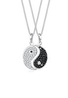 Elli Ketten-Set »Partner Yin Yang Swarovski Kristalle Silber«