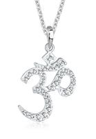 Elli Collierkettchen »Om Swarovski Kristalle 925 Sterling Silber«