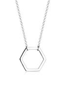 Elli Collierkettchen »Hexagon Geo Minimal 925 Sterling Silber«