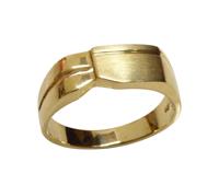 Christian Gouden cachet ring geel goud