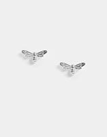 Olivia Burton Damen Ohrstecker Lucky Bee "OBJAME22N", 925er Silber, silber, keine Angabe