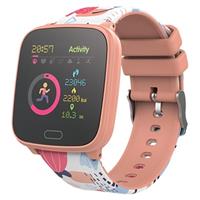 GO JW-100 Smartwatch Armbanduhr Kinder Schritt, Zeit, Datum, Musik-Management, Alarm, Orange - Forever