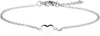 Unknown The Jewelry Collection - Armband Hart 1,4 mm 16 + 2,5 cm - Staal