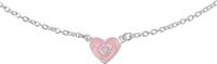 Unknown The Jewelry Collection Ketting - Hart - 36+2cm - Zilver
