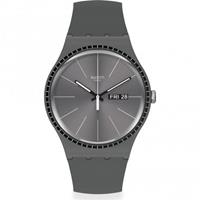 Swatch Essentials Grey Rails Herrenuhr in Grau SUOM709