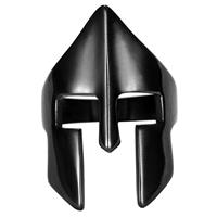 lgtjwls Herenring edelstaal Spartan Mask Black-21mm