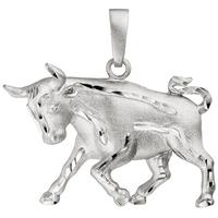 sigo Anhänger Sternzeichen Stier 925 Sterling Silber teil matt Sternzeichenanhänger