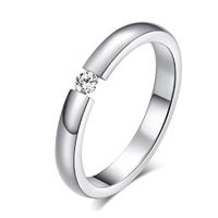 cillajewels Cilla Jewels edelstaal ring Crystal Silver-17mm