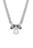 Elli Collierkettchen »Collier Tropfen Swarovski Kristalle 925 Silber«