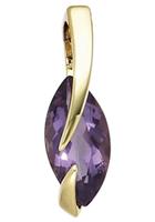 Jobo Kettenanhänger, 585 Gold mit Amethyst