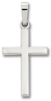 ONE ELEMENT Kreuzanhänger »Kreuz Anhänger aus 333 Weißgold«