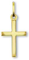 ONE ELEMENT Kreuzanhänger »Kreuz Anhänger aus 333 Gelbgold«